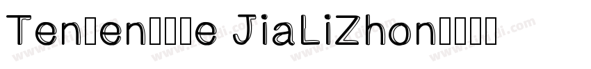 Tensentype JiaLiZhon字体转换